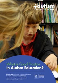 What is Good Practice - in Autism Education?