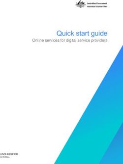 Quick start guide Online services for digital service providers