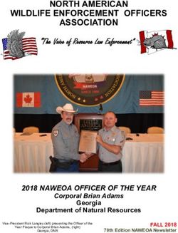 NORTH AMERICAN WILDLIFE ENFORCEMENT OFFICERS ASSOCIATION - NAWEOA