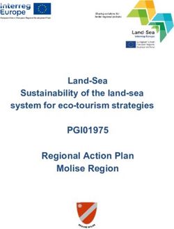 PGI01975 Regional Action Plan Molise Region - Land-Sea Sustainability of the land-sea system for eco-tourism strategies - Interreg Europe