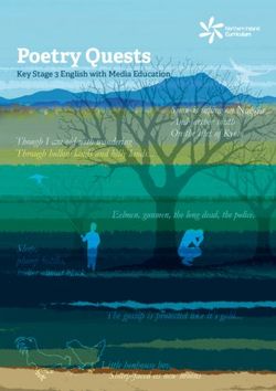 Poetry Quests Key Stage 3 English with Media Education
