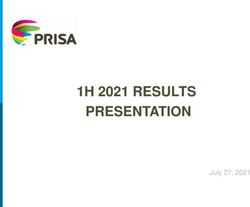 1H 2021 RESULTS PRESENTATION - July 27, 2021 - prisa