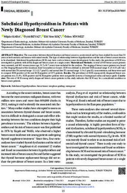 Subclinical Hypothyroidism in Patients with Newly Diagnosed Breast Cancer