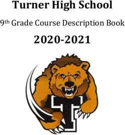Turner High School 2020-2021 - 9th Grade Course Description Book - Turner USD #202