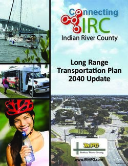 IRCC nnecting Indian River County - 2040 Long Range Transportation Plan