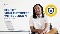 DELIGHT YOUR CUSTOMERS WITH DOCUSIGN - How-To Guide - Ingram Micro Cloud