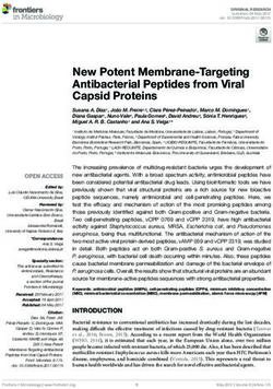 New Potent Membrane-Targeting Antibacterial Peptides from Viral Capsid Proteins