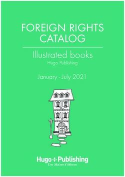 FOREIGN RIGHTS CATALOG - Illustrated books January - July 2021 - Wsimg.com