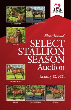 SELECT STALLION SEASON - Auction 31st Annual - Keeneland