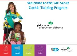 Welcome to the Girl Scout Cookie Training Program - insert council logo insert date