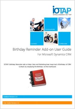 Birthday Reminder Add-on User Guide - For Microsoft Dynamics CRM
