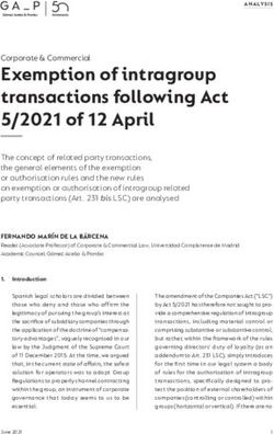 Exemption of intragroup transactions following Act 5/2021 of 12 April
