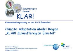 KLAR! Climate Adaptation Model Region "KLAR! Zukunftsregion Ennstal" - Zukunftsregion Ennstal - Klimawandelanpassung