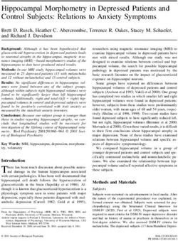 Hippocampal Morphometry in Depressed Patients and Control Subjects: Relations to Anxiety Symptoms
