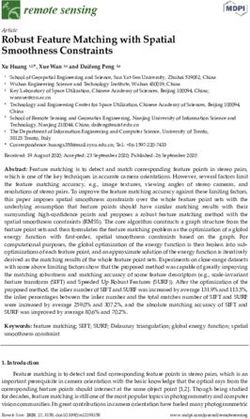 Robust Feature Matching with Spatial Smoothness Constraints - MDPI