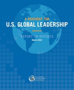 U.S. GLOBAL LEADERSHIP - A ROADMAP FOR REPORT ON REPORTS - US Global Leadership Coalition