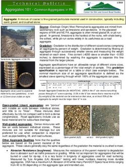 Aggregates 101 - Common Aggregates in PA