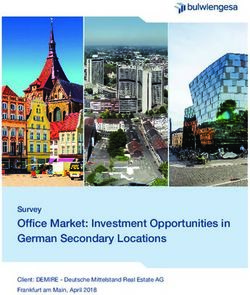 Office Market: Investment Opportunities in German Secondary Locations - Survey Client: DEMIRE - Deutsche Mittelstand Real Estate AG Frankfurt am ...