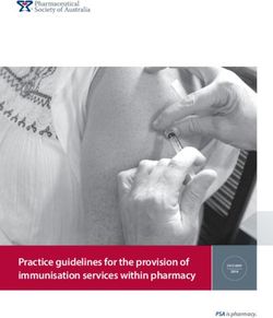 Practice guidelines for the provision of immunisation services within pharmacy - PSA is pharmacy.