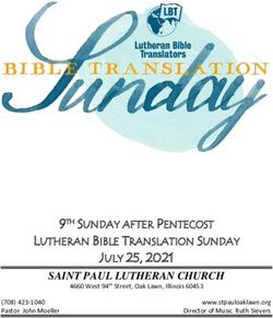 JULY 25, 2021 LUTHERAN BIBLE TRANSLATION SUNDAY - 9TH SUNDAY AFTER PENTECOST - St. Paul Lutheran Church