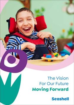 Moving Forward The Vision For Our Future - The Seashell Trust
