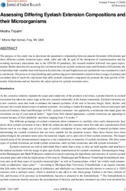 Assessing Differing Eyelash Extension Compositions and their Microorganisms