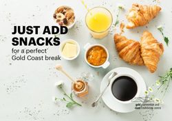 JUST ADD SNACKS for a perfect Gold Coast break - GCCEC