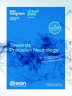 Towards Precision Neurology - u s e 13 January 2021 - the European Academy of Neurology