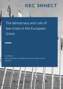 The democracy and rule of law crises in the European Union - Paul Blokker with contributions by Ondřej Císař, Martin Potůček, and Ivo Šlosarčík