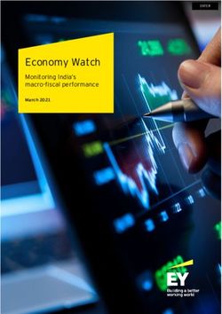 Economy Watch Monitoring India's macro-fiscal performance - March 2021 - EY