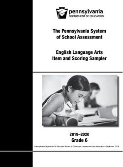 The Pennsylvania System of School Assessment English Language Arts Item and Scoring Sampler - Grade 6 2019-2020