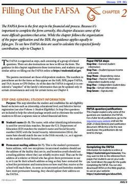 Filling Out the FAFSA - IFAP