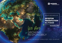 H1 FY2020 December 2019 - Vedanta Resources