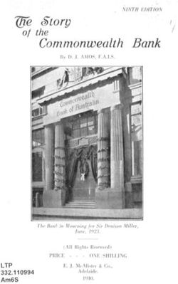 Of the Commonwealth Bank - He Story - LTP 332.110994