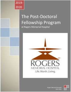 The Post-Doctoral Fellowship Program - 2019- 2020 9216- Rogers Behavioral ...