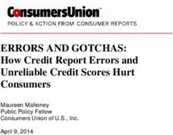 ERRORS AND GOTCHAS: How Credit Report Errors and Unreliable Credit Scores Hurt Consumers - Maureen Mahoney Public Policy Fellow Consumers Union of ...