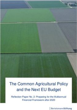 The Common Agricultural Policy and the Next EU Budget Hier steht ein zweizeiliger Titel - Reflection Paper No. 2: Preparing for the Multiannual ...