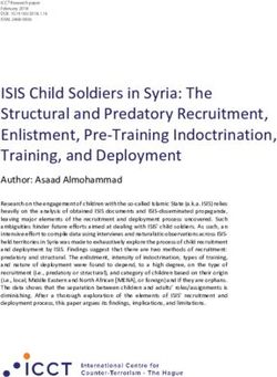ISIS Child Soldiers in Syria: The Structural and Predatory Recruitment, Enlistment, Pre-Training Indoctrination, Training, and Deployment - ICCT