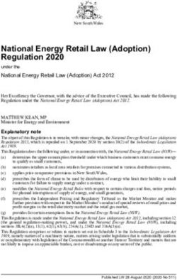 National Energy Retail Law (Adoption) Regulation 2020