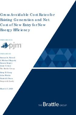 Gross Avoidable Cost Rates for Existing Generation and Net Cost of New Entry for New Energy Efficiency