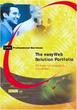 The easyWeb Solution Portfolio - On track for success in e-business