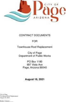 CONTRACT DOCUMENTS FOR - August 18, 2021 Townhouse Roof Replacement ...