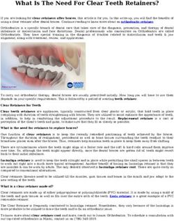 What Is The Need For Clear Teeth Retainers?