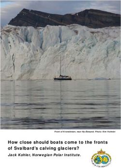 How close should boats come to the fronts of Svalbard's calving glaciers? - Jack Kohler, Norwegian Polar Institute.