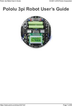 Pololu 3pi Robot User's Guide - Pololu 3pi Robot User's Guide