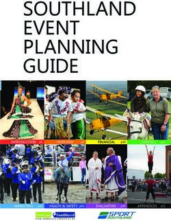 SOUTHLAND EVENT PLANNING GUIDE