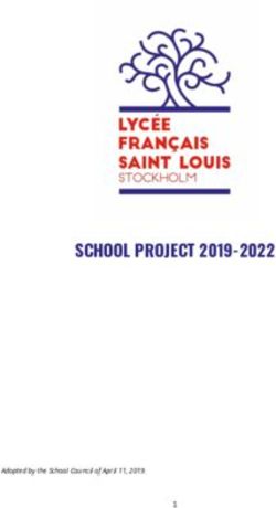 SCHOOL PROJECT 2019-2022 - Lyc&eacute;e Fran&ccedil;ais Saint Louis ...