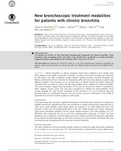 New bronchoscopic treatment modalities for patients with chronic bronchitis