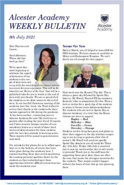 Alcester Academy WEEKLY BULLETIN - 9th July 2021