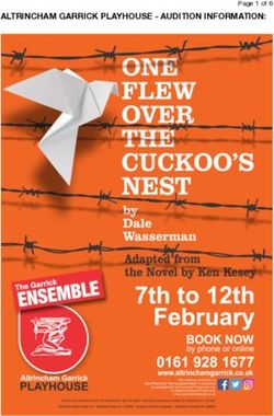 ALTRINCHAM GARRICK PLAYHOUSE - AUDITION INFORMATION: of Page - Altrincham ...